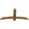 Ekena Millwork Bellingham Rough Sawn Timber Gable Bracket, Western Red Cedar, 48"W x 24"H x 2"D x 4"F, 12/12 Pitch GBW048X24X0204BEL00RWR - alternate 5